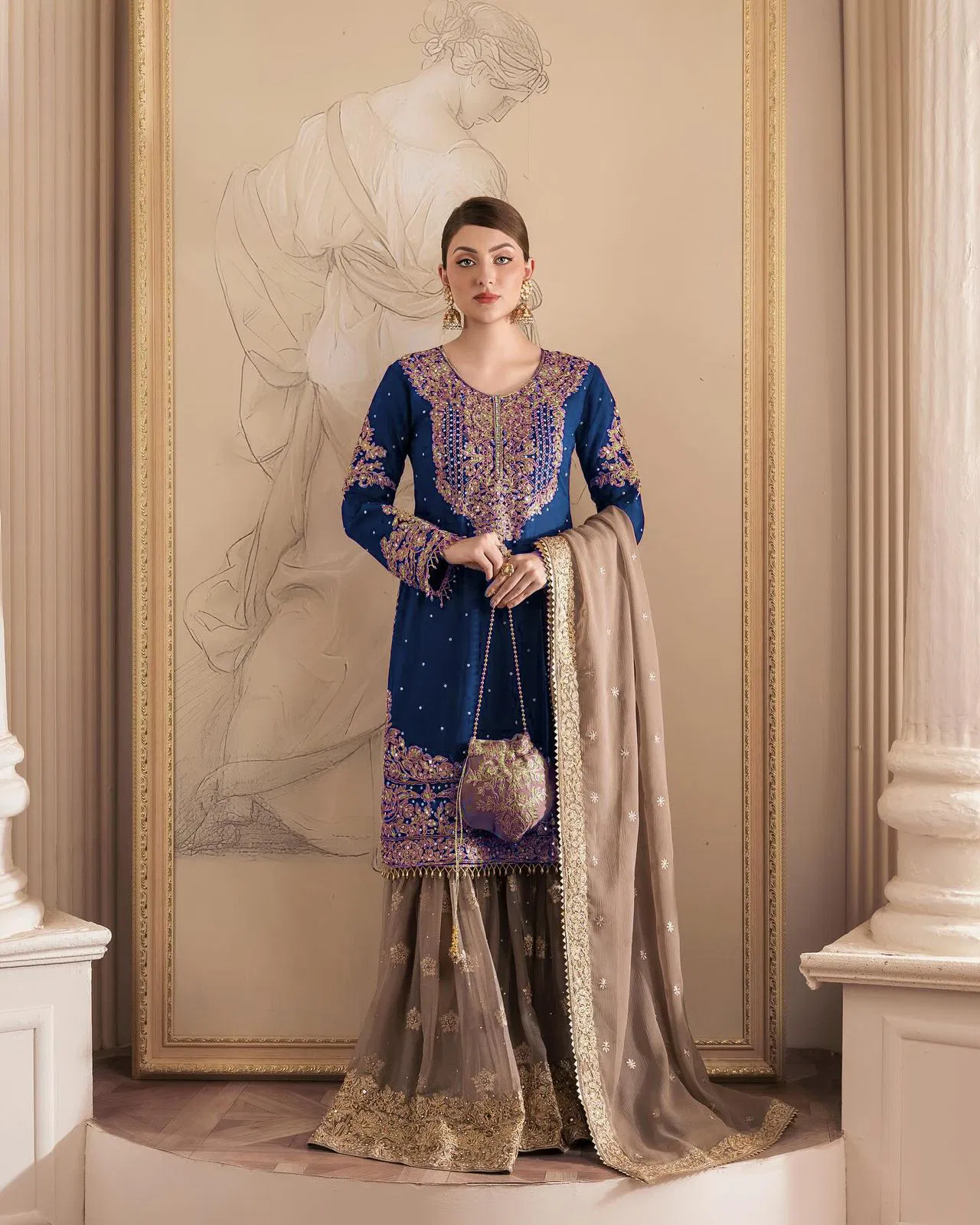 Kd 1486 Faux Georgette With Inner Readymade Suits Bulk Orders In India